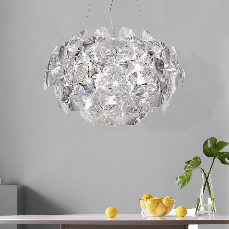 LED Acrylic Living Room Apple Chandelier - Designrific