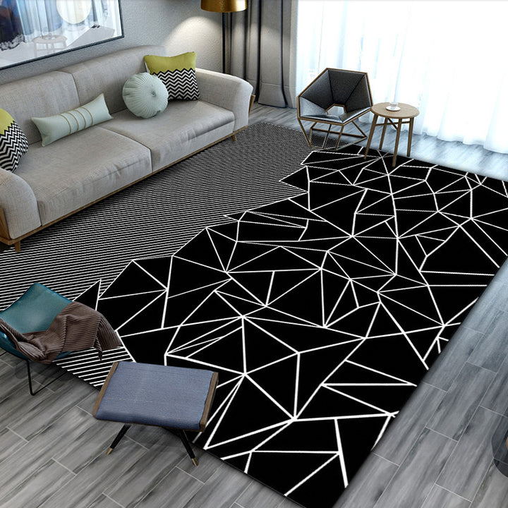 Modern Minimalist Carpet Geometric Abstract Carpet - Designrific