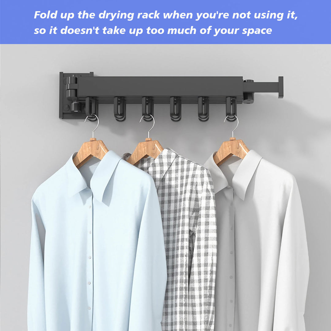 Drying Rack Clothing Wall Mounted Drying Rack - Designrific