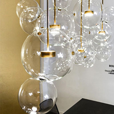 LED Acrylic Living Room Apple Chandelier - Designrific